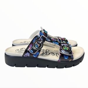 Alegria Vita Sugar Skulls Platform Career Fashion Shoe Size 9.5 - 10 Women's